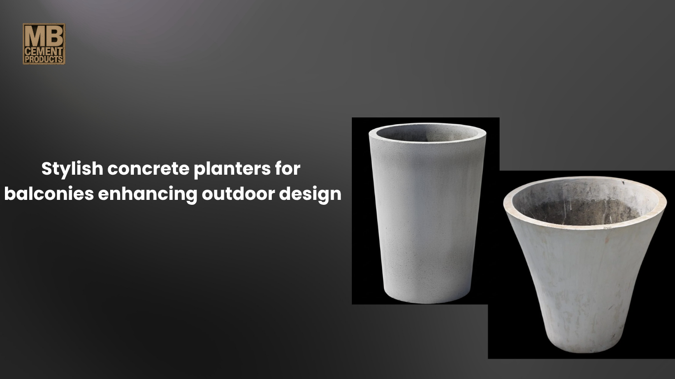 Concrete planters