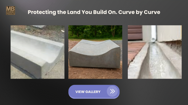 Curved Concrete Drain Channel