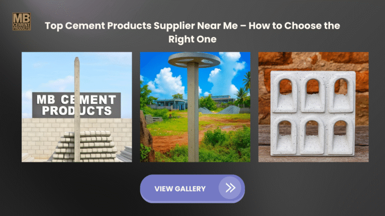 top cement products supplier near me